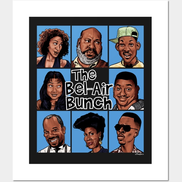 The Bel-Air Bunch Wall Art by Peter Katsanis Art